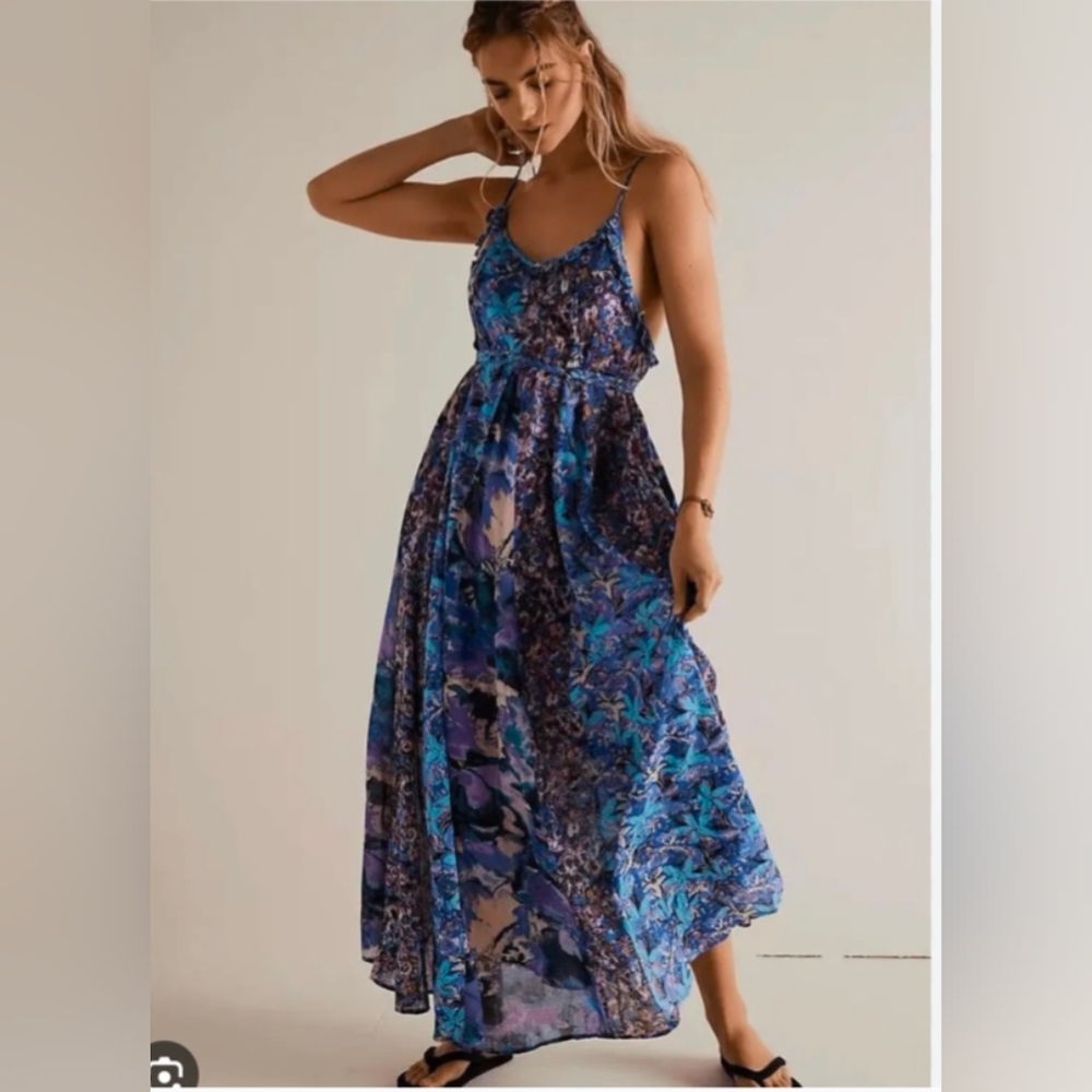 Free People Moondive Maxi Dress - Size Small